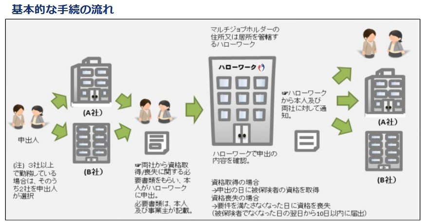 出所:厚生労働省「雇⽤保険マルチジョブホルダー制度の申請パンフレット」