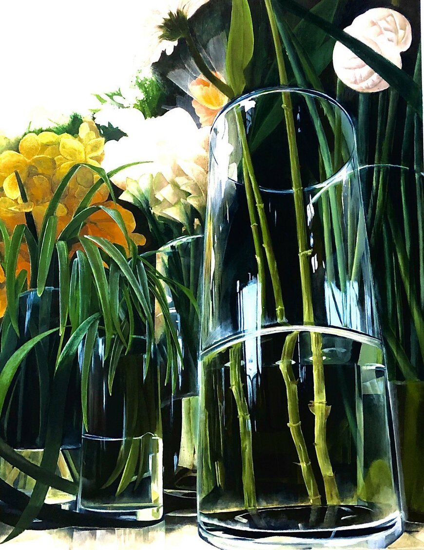 高校2年生の頃に描いた油絵