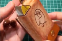 「チョコボール」専用のレザーケース　思わず「キョロちゃん」公式も反応した革製品が話題