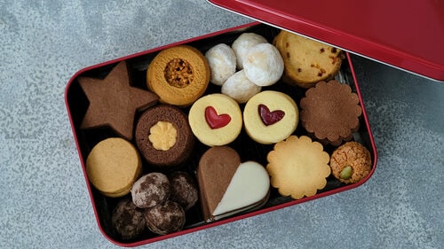 ホリデークッキー缶