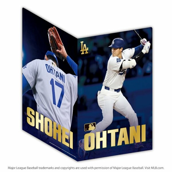 高級感のあるマットな質感に大谷選手の写真を大胆にあしらった一品