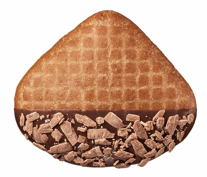 栗風味のフレークチョコをトッピングしたエンゼル&和栗あん