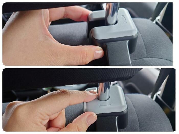 ヘッドレストフック&スマホホルダー