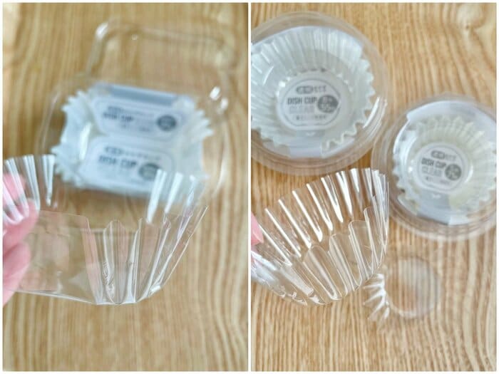 カップのフィルムはかなり薄め