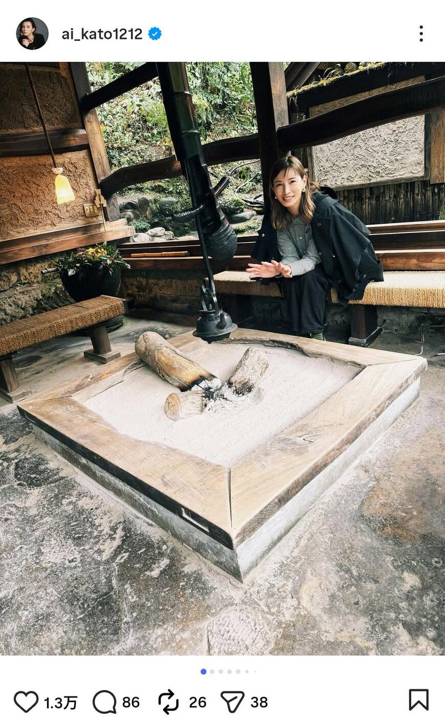 出所：加藤あいのInstagram（@ai_kato1212）参照日：2026年3月4日