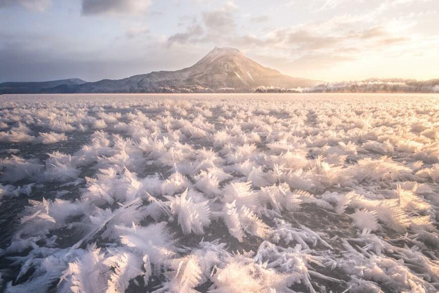 冬の北海道で撮影された幻想的な1枚　自然が生み出す美しい景色に思わずうっとり