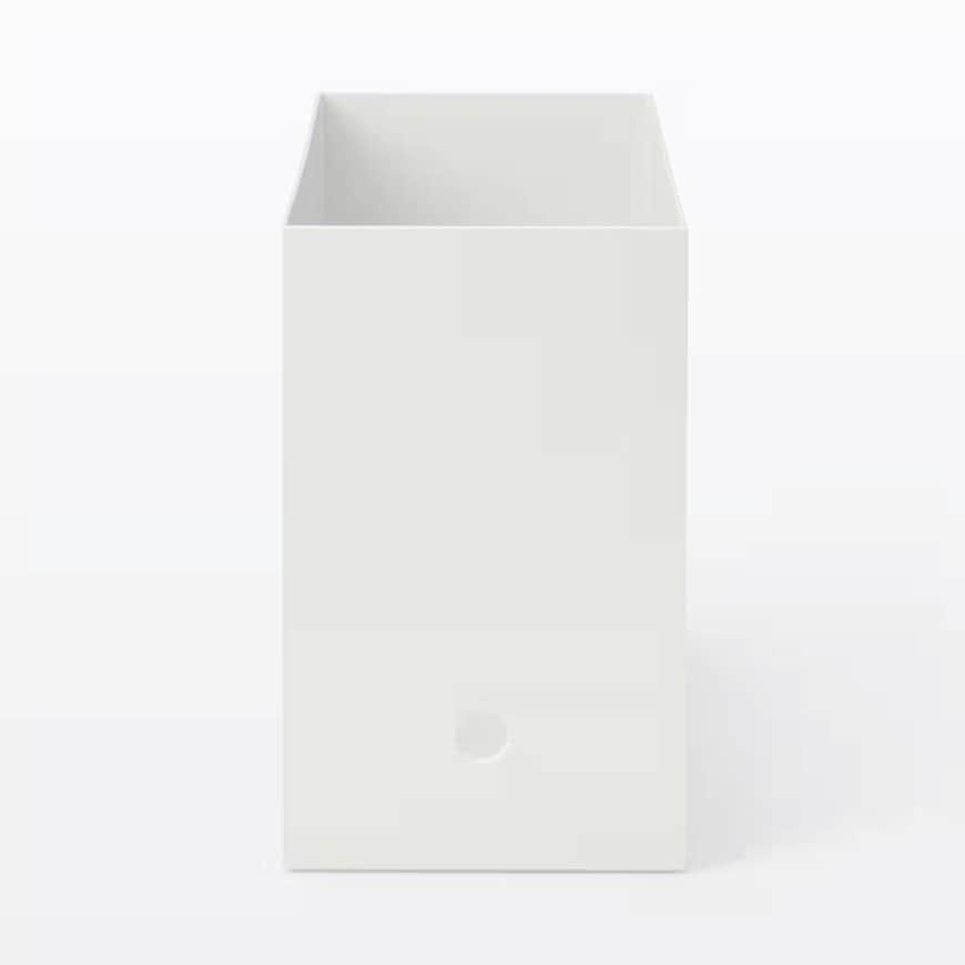 無印良品公式　再生ポリプロピレン入りファイルボックス・スタンダードタイプ・ワイド