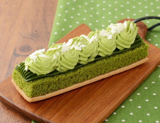 ローソンの新商品:ご褒美スティックケーキ お抹茶