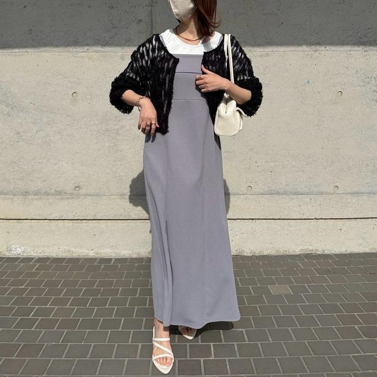 しまむら公式オンラインストア レディース　ツイルキャミワンピース（TOMO）画像