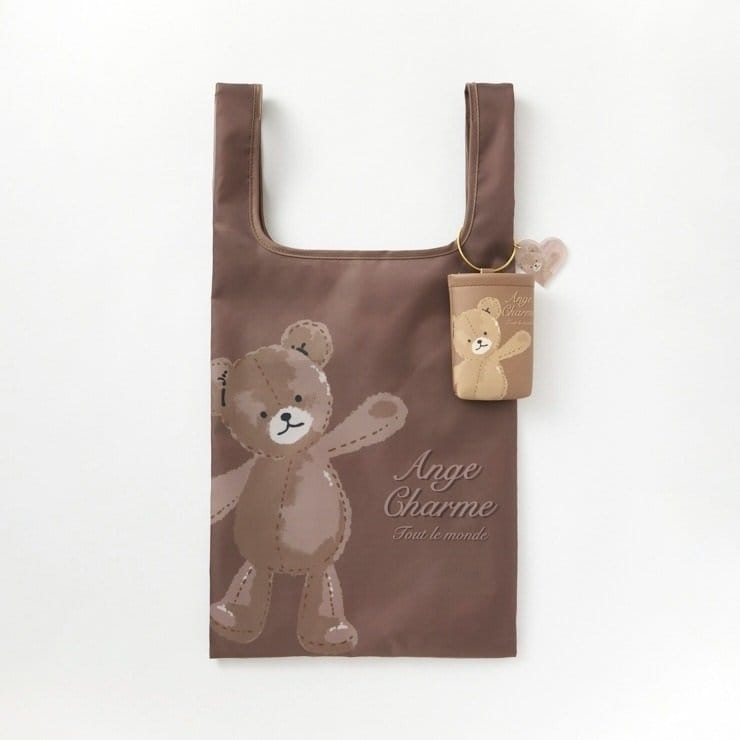 しまむら公式 ポーチ付ショッピングバッグ(辻希美)