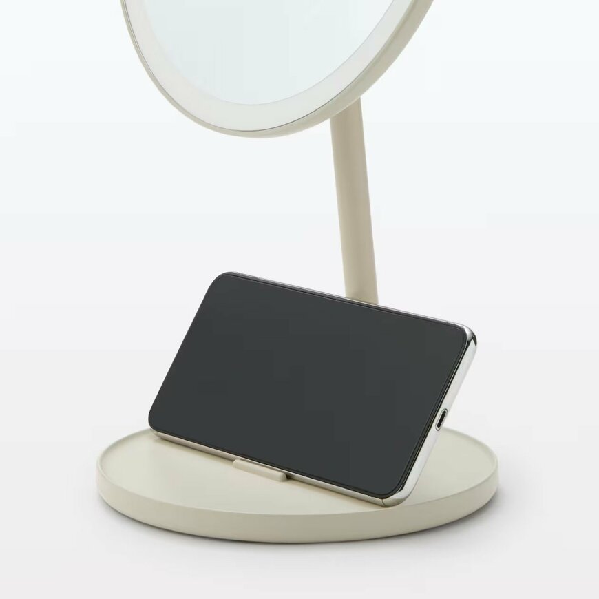 無印良品公式 コードレスLEDライト付ミラー