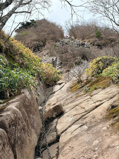 愛媛県にある「石鎚山」山頂まで残り300m