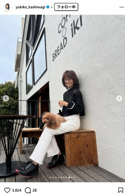 柏木由紀子のInstagram投稿