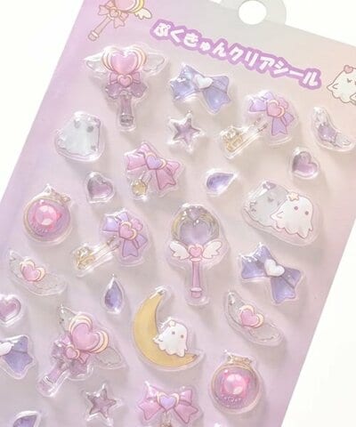ぷっくり×つやつや「ぷくきゅんクリアシール」(440円)