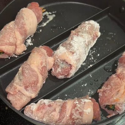 美味しそうな断面が食欲をそそる「野菜の肉巻き弁当」　肉も野菜も食べられて品数も豊富な「愛妻弁当」がたまらない