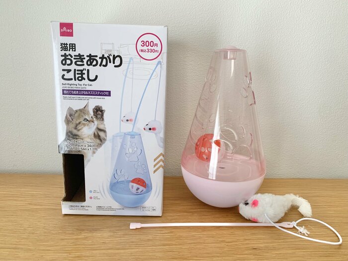 パッケージもキュートな猫用おもちゃ