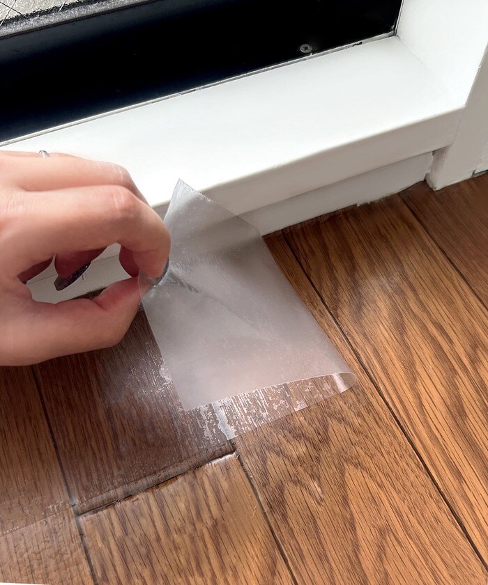 窓の幅に合わせてカットできるのもポイント◎