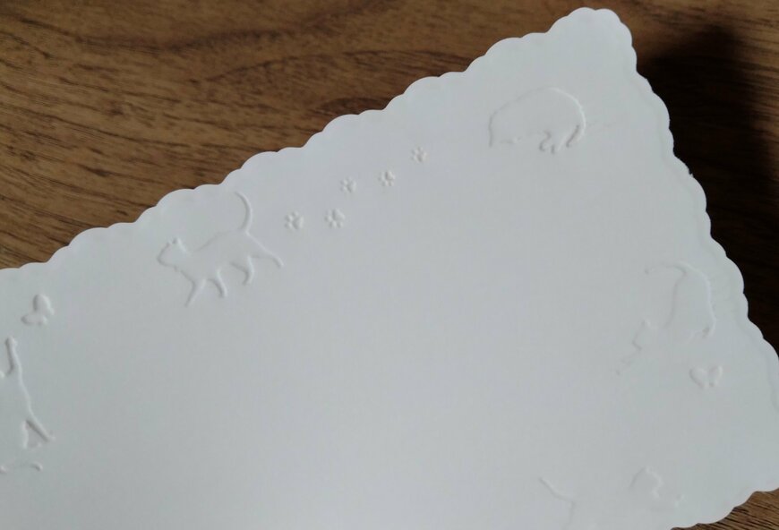 筆者撮影（ダイソー、ミニレターセット（ネコ））