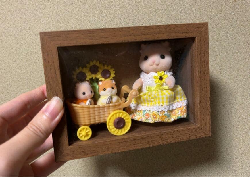 セリア、立体フォトフレームL判 商品画像