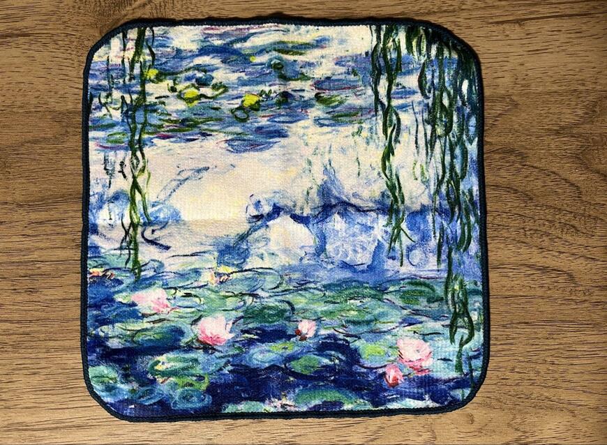 セリア、マイクロファイバーミニタオル 睡蓮 CM画像