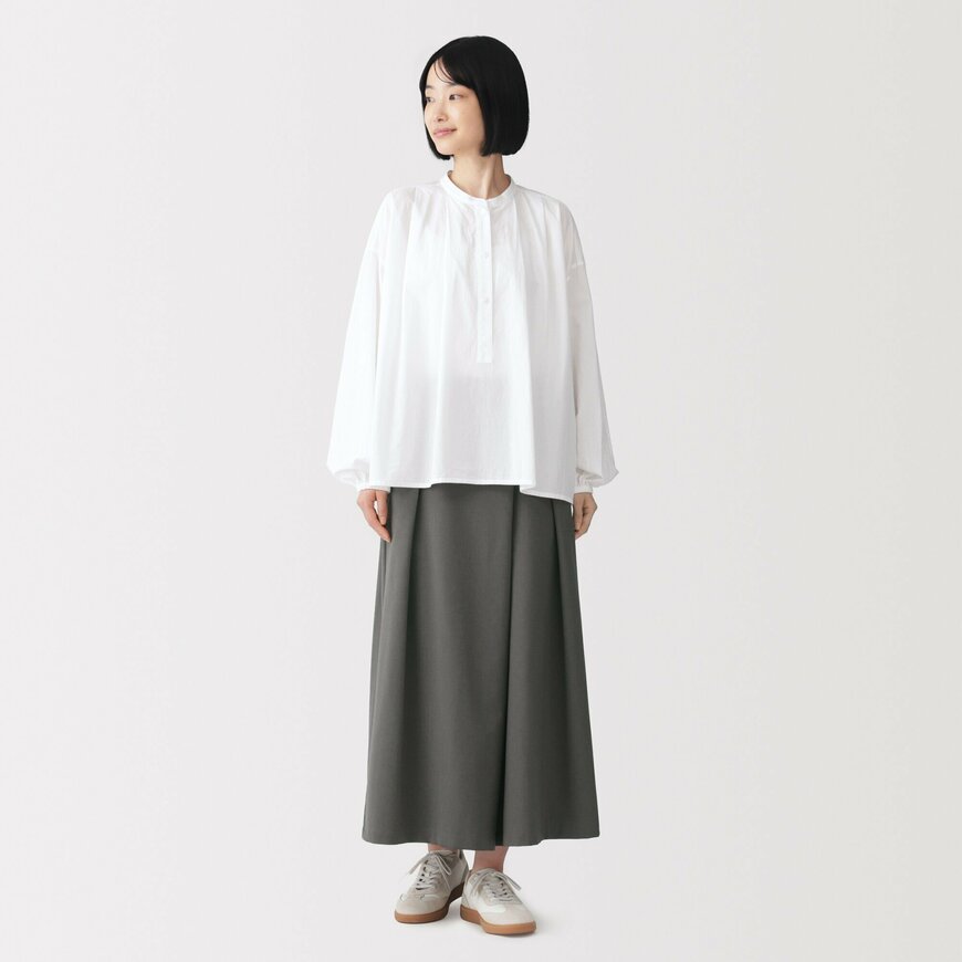 無印良品ネットストア　婦人 まっすぐ仕立てた はかまスカートパンツの画像