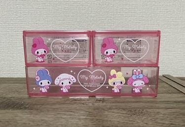 祝マイメロ50周年！ダイソーで買った「システムケース」がかわいい