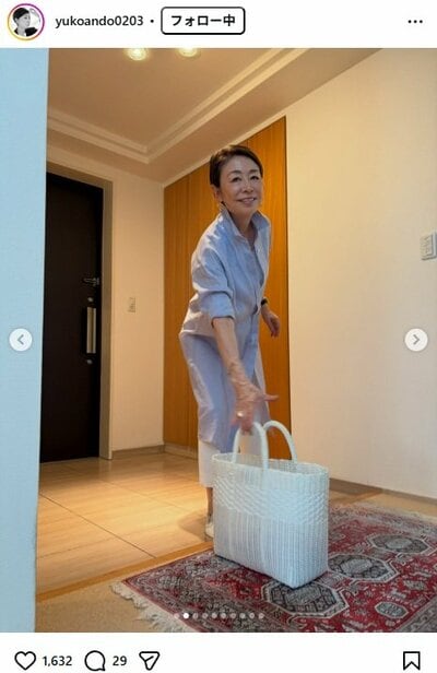 安藤優子のInstagram投稿