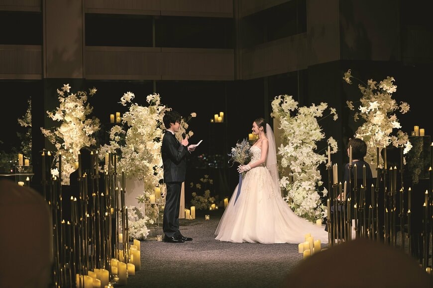 出所：株式会社リクルート「ふくらP・高山 一実夫妻が東京都庁展望室で絶景ナイトウエディング！ 挙式姿を初公開」