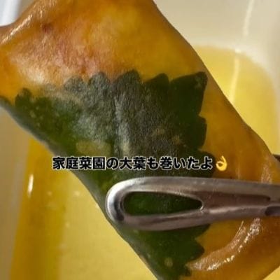 【夫弁当】副菜たっぷりの「春巻き＆サツマイモご飯弁当」がボリューム満点！春巻きがこんがりきつね色でおいしそう