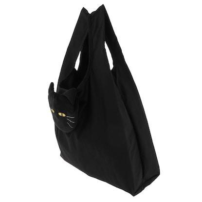 出所：ニトリ公式通販ニトリネット 【デコホーム商品】ポーチ付きエコバック(デコネコ ブラック)