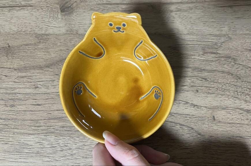 セリア、とんすい アニマル、くまデザインの商品画像