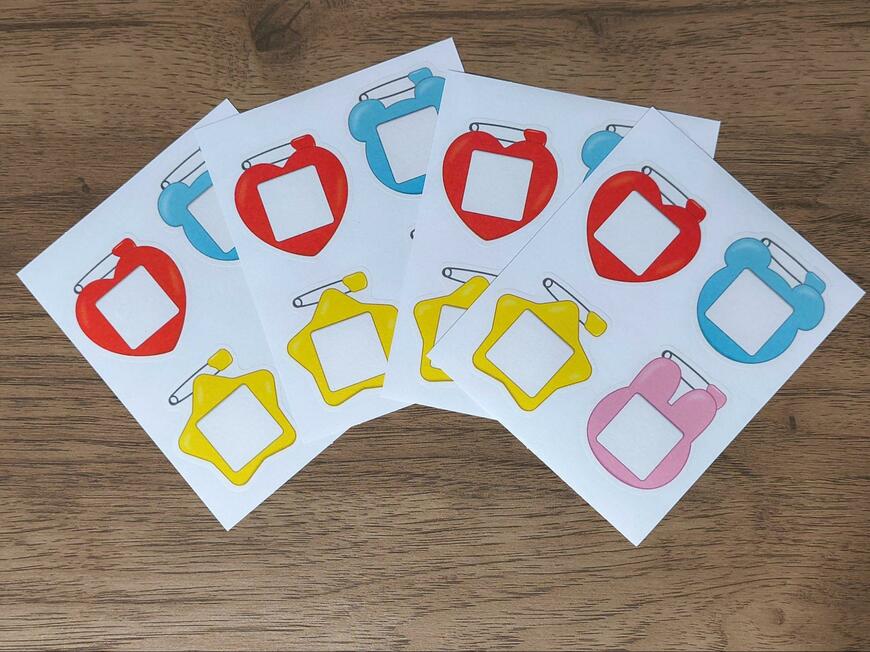 セリア、LJP マスキングラベルシール ようちえんバッジ商品画像