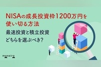 NISAの成長投資枠1200万円を使い切る方法｜最速投資と積立投資どちらを選ぶべき？