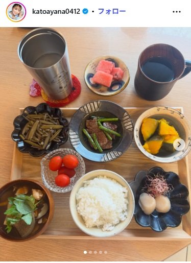 加藤綾菜のInstagram投稿