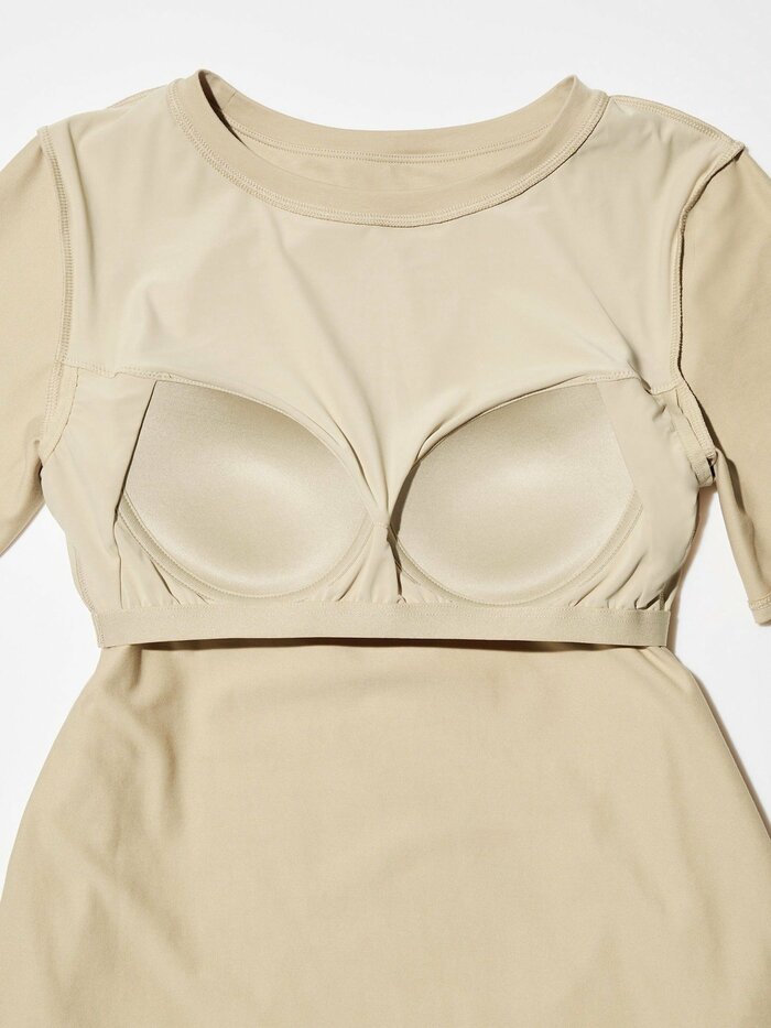 エアリズムコットンブラワンピース