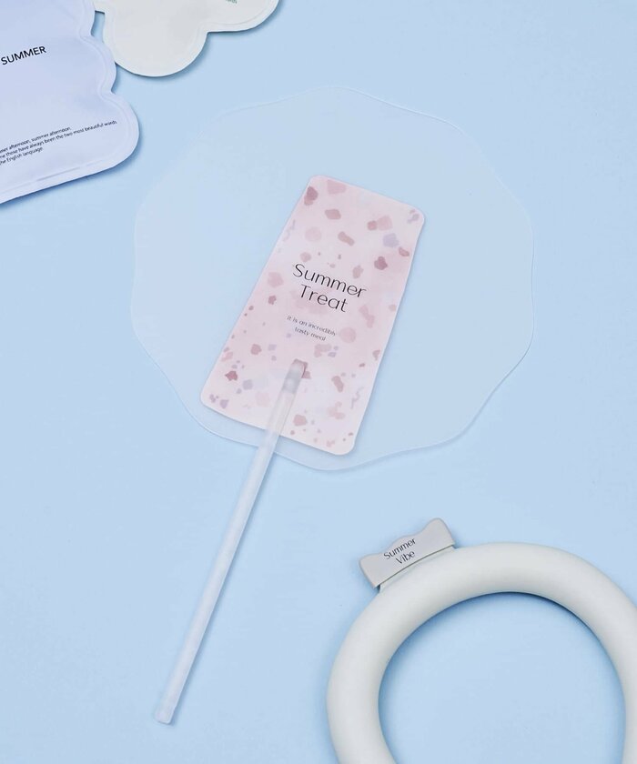 アイスキャンディーうちわ