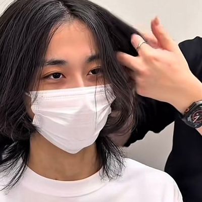 【大変身】兄の結婚式に向けてカット希望の男性　<切らずにキマる>自分らしい長めメンズスタイルに挑戦！