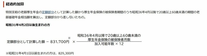 出所：日本年金機構「老齢厚生年金の受給要件・支給開始時期・年金額」