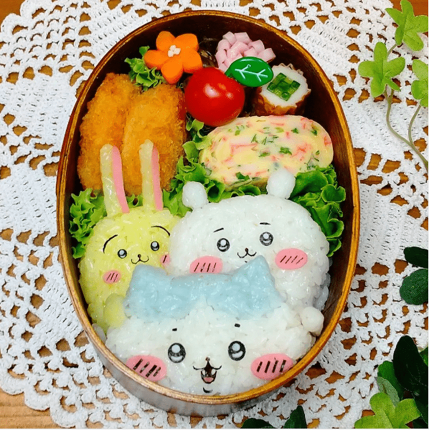 【キャラ弁】ちいかわ3連発がかわいいとSNSで大注目。ハロウィンも！