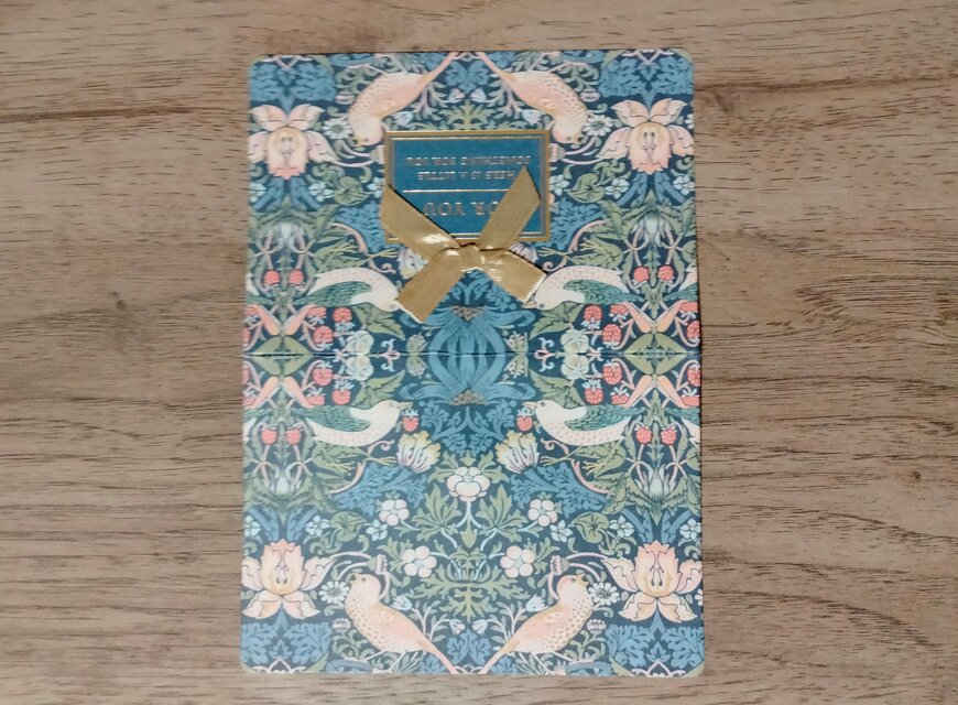 筆者撮影（セリア、グリーティングカード ウィリアム・モリスワールド 封筒付）