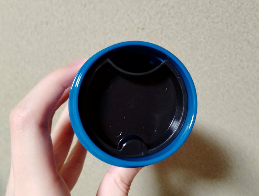 筆者撮影（セリア、ウォーターボトル 300ml　WM）