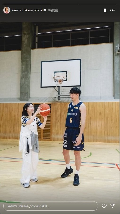 出所：石川佳純のInstagramストーリーズ（＠kasumi.ishikawa_official）参照日：2025年10月24日