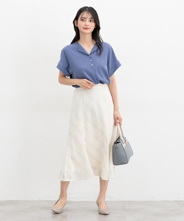 ハニーズ公式 開襟ブラウス