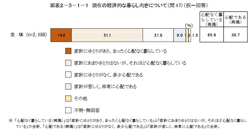 高齢者の経済生活に関する意識調査