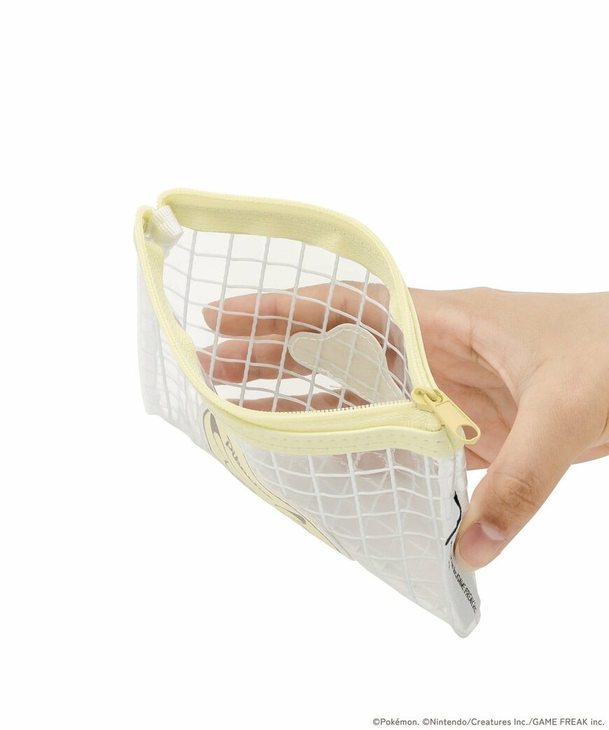 出所:3COINS公式 ミニクリアポーチ/ポケピース