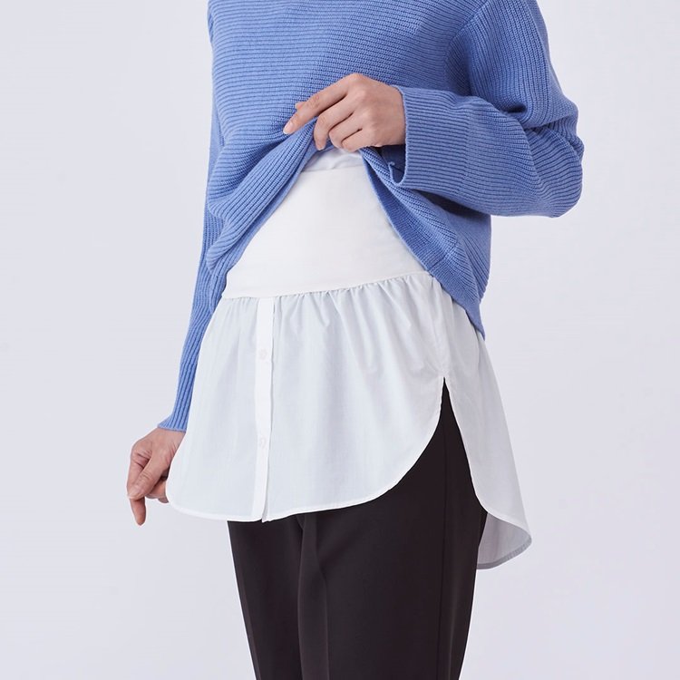 重ね着風シャツはらまき