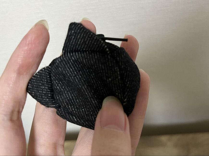 セリア、ぬいぐるみ小物 アニマルリュック デニム ブラック商品画像