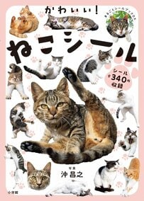「まったり猫」も「ごろにゃん」も！猫の可愛さたっぷり〈猫シール全340枚〉がすごい。見て、貼って、癒される至福の一冊です！