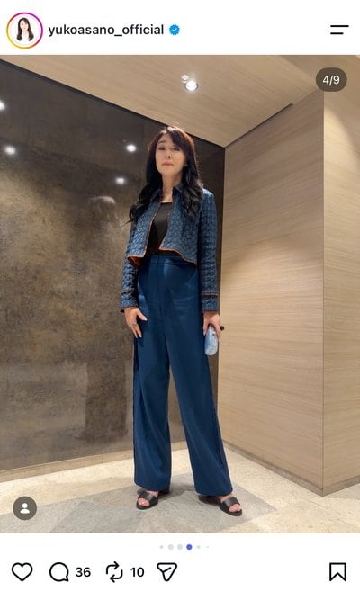 浅野ゆう子のInstagram投稿