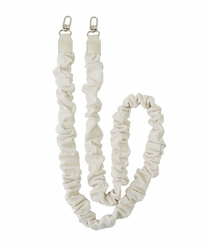 見た目からもぬくもりが伝わってくる「コーデュロイスマホストラップショルダー」